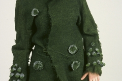 Down Under, 2004, wool, shape, resist.