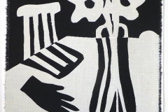 Notan excerise, cloth.